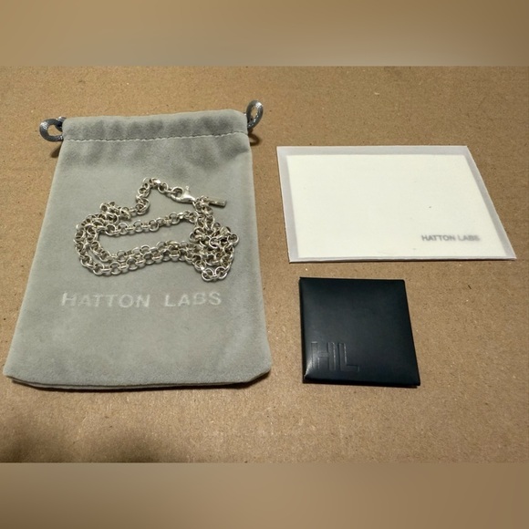 Hatton Labs Other - HATTON LABS
Sterling Silver Diamond Cut Belcher Necklace